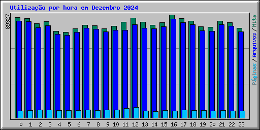 Utilizao por hora em Dezembro 2024